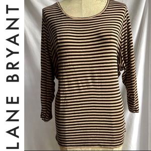 Lane Bryant Striped Blouse